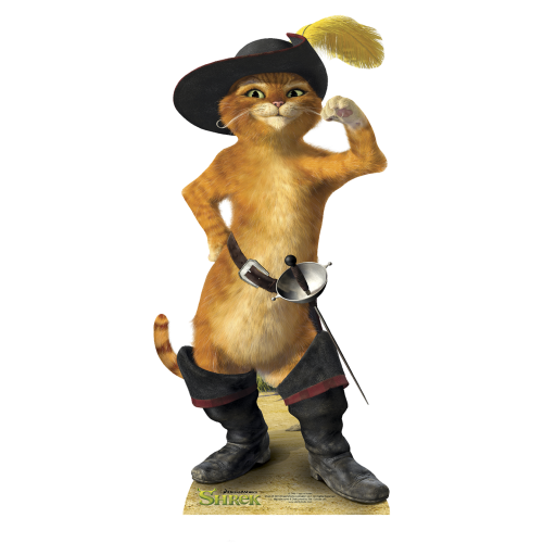 Puss in Boots Shrek Cardboard Cutout