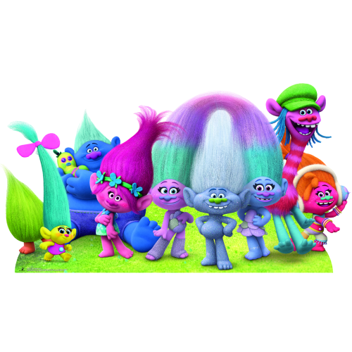 Trolls Group, Cardboard Cutout