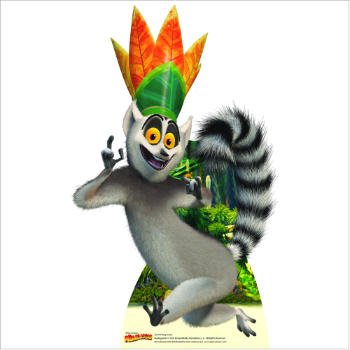 King Julien Madagascar Cardboard Cutout Standee