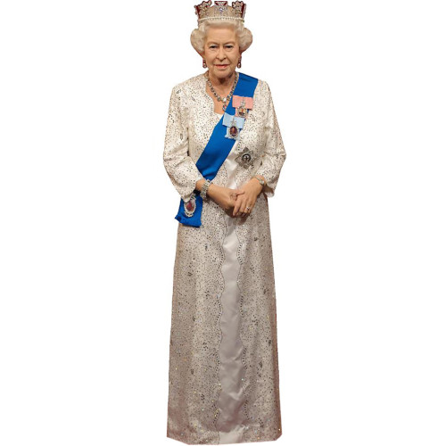 Queen Elizabeth II 70 70th Platinum Jubilee Cardboard Cutout