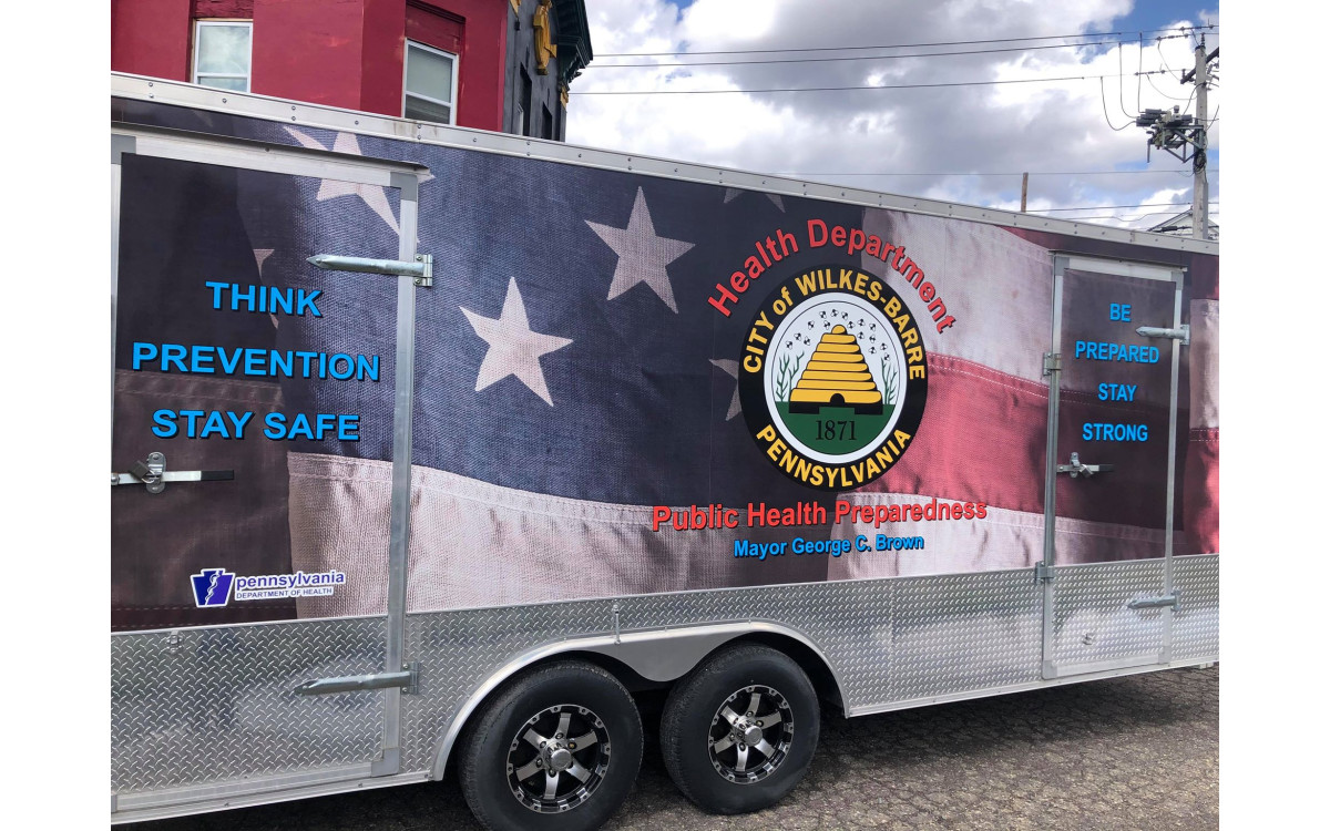 City of Wilkes-Barre Health Department Trailer Wrap
