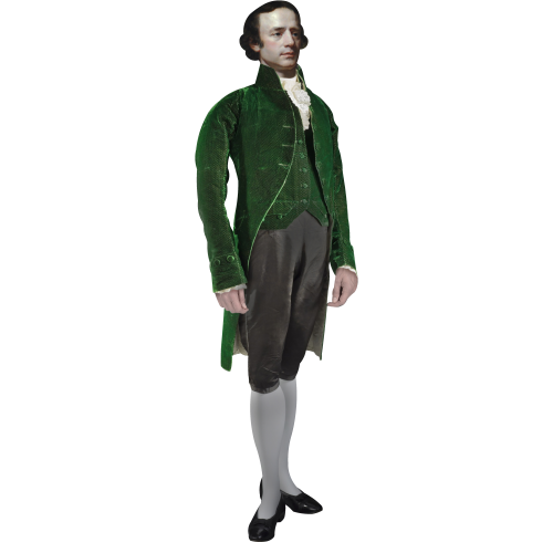 Isaac Barre Founder of Wilkes-Barre Cardboard Cutout