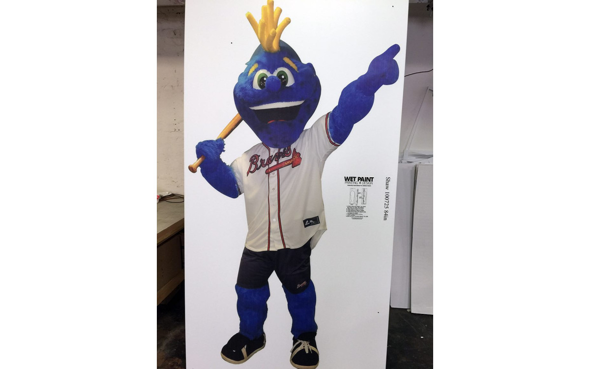 Coraplast outdoor lifesize cutout