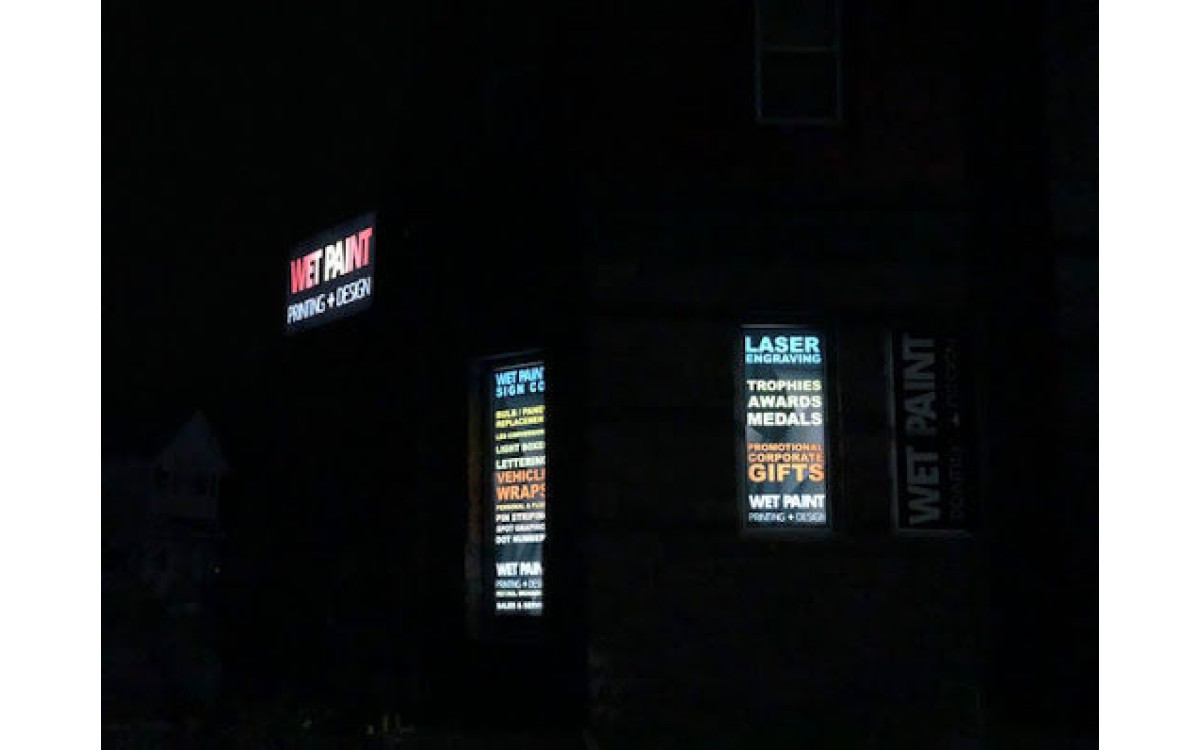Back Lite signs