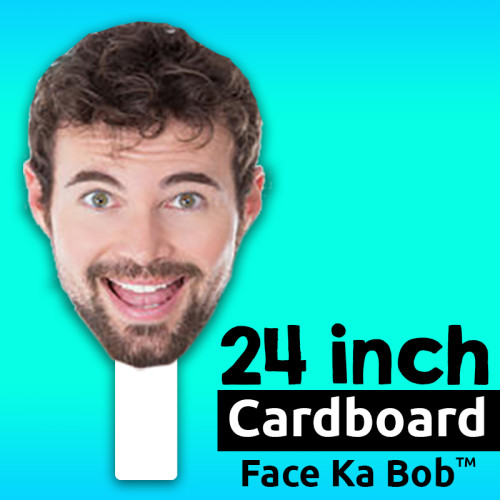 24" Custom Cardboard Face-Ka-Bob