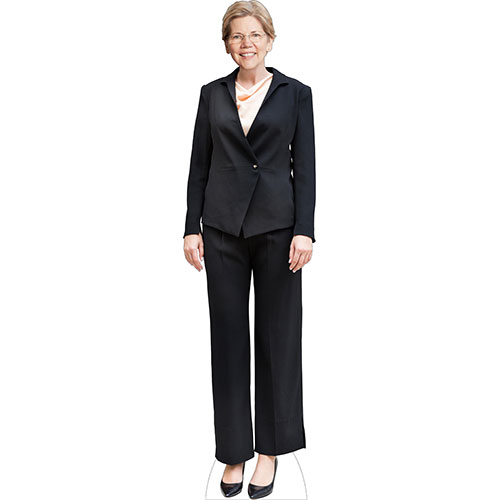 Elizabeth Warren Pant Suit Cardboard Cutout