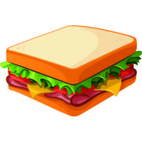 Sandwich Cardboard Cutout
