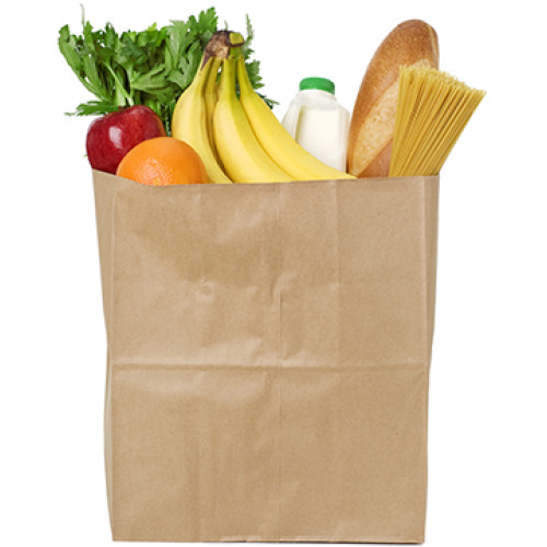 Bag of Groceries Cardboard Cutout