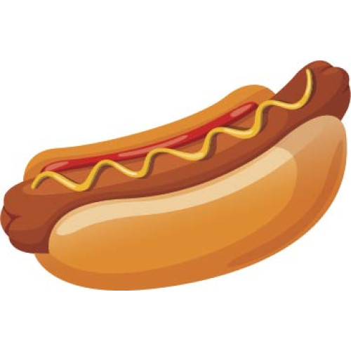 Hot Dog Cardboard Cutout