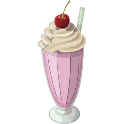 Milk Shake Cardboard Cutout
