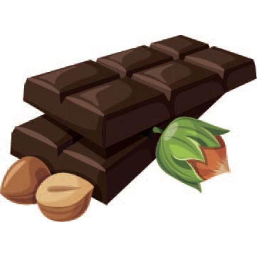 Chocolate With Nuts Cardboard Cutout