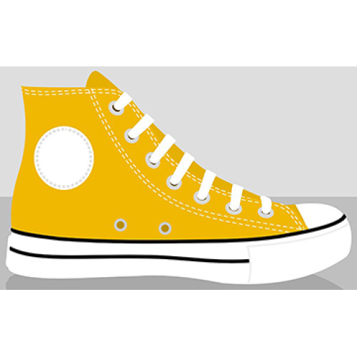 Guys Classic Chucks Cardboard Cutout