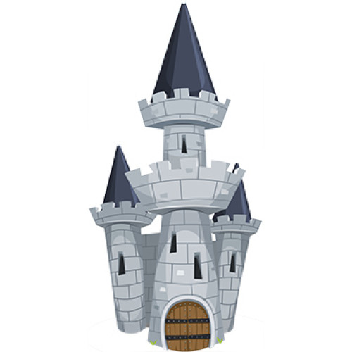 Tower Castle Cardboard Cutout