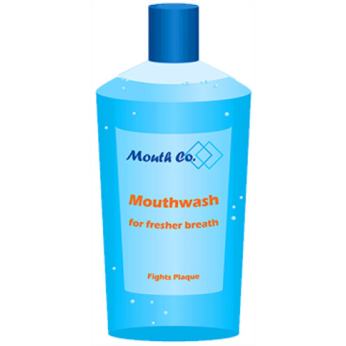 Mouth Wash Cardboard Cutout