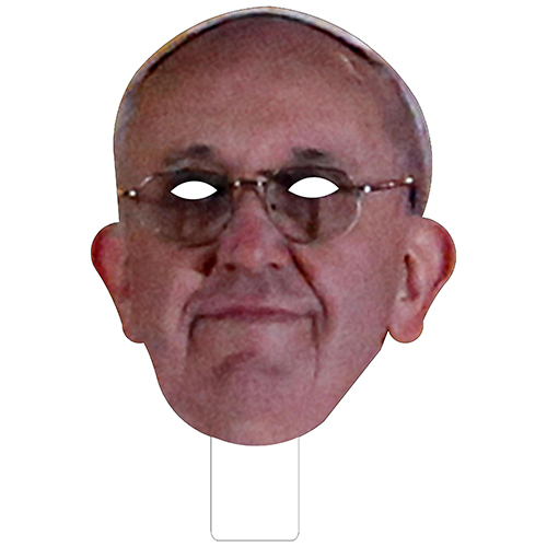 Pope Francis Cardboard Mask
