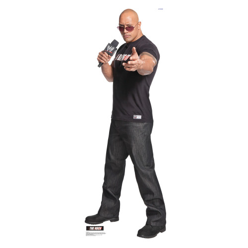 The Rock WWE Cardboard Cutout