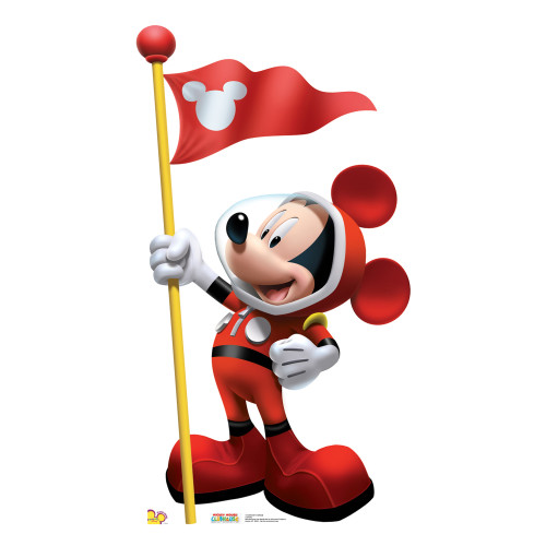 Mickey in Space Cardboard Cutout