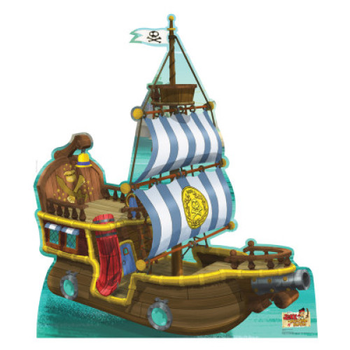 Bucky the Pirate Ship Jake, and Neverland Pirates Cardboard Cutout Bucky the Pirate Ship Jake, and Neverland Pirates Cardboard Cutout