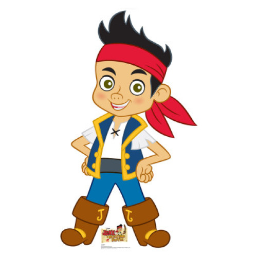 Jake Jake, and Neverland Pirates Cardboard Cutout