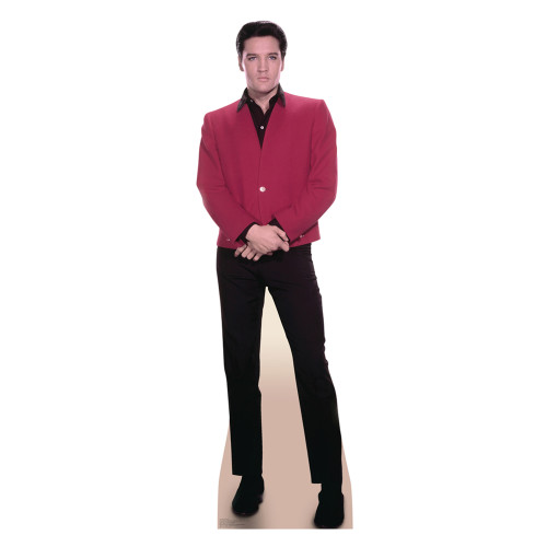 Elvis Red Jacket Cardboard Cutout