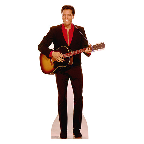 Elvis with Guitar Cardboard Cutout