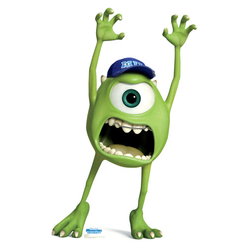 Mike Wazowski Monsters University Cardboard Cutout