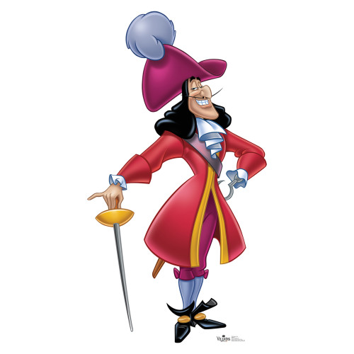 Captain Hook (Disney Villains) Cardboard Cutout Captain Hook (Disney Villains) Cardboard Cutout