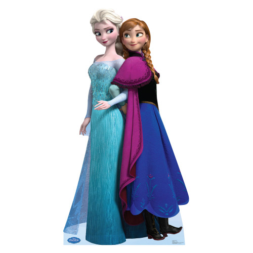 Elsa and Anna Disney s Frozen Cardboard Cutout