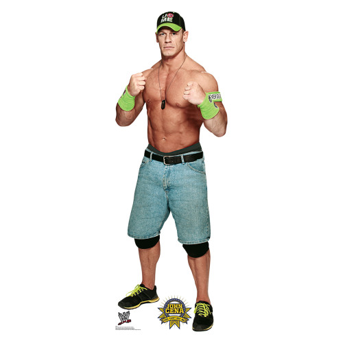 John Cena Shirtless WWE Cardboard Cutout