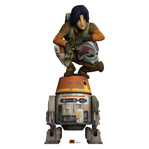 Ezra and Chopper (Star Wars Rebels) Cardboard Cutout