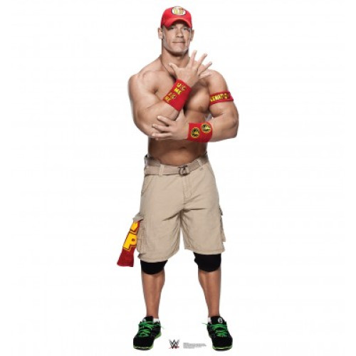 John Cena Shirtless Cant See Me WWE Cardboard Cutout
