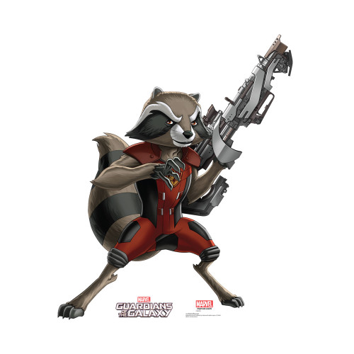 Rocket Raccoon (Animated) Cardboard Cutout