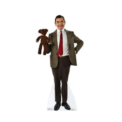 Mr. Bean and Teddy Cardboard Cutout