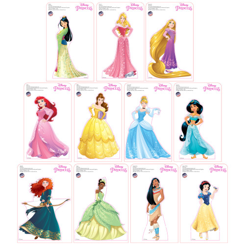 Mini Disney Princesses 11 set Cardboard Cutout
