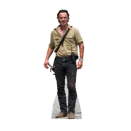 Rick Grimes Gun on Hip Cardboard Cutout