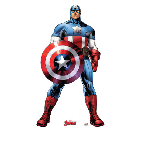 Captain America (Animated) Cardboard Cutout Captain America (Animated) Cardboard Cutout