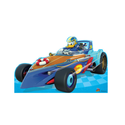 Donald Duck Roadster Racers Cardboard Cutout