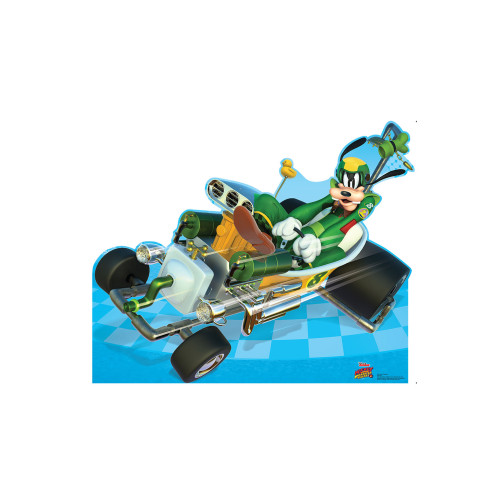 Goofy Roadster Racers Cardboard Cutout