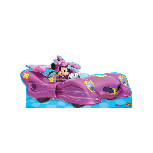 Minnie Roadster Racers Cardboard Cutout