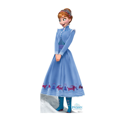 Anna Olafs Frozen Adventure Cardboard Cutout Anna Olafs Frozen Adventure Cardboard Cutout