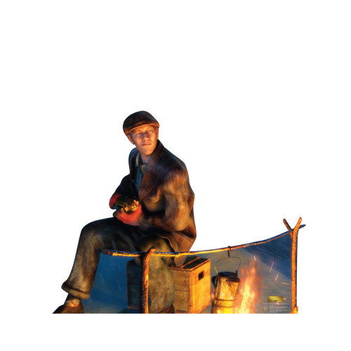 Hobo Polar Express Cardboard Cutout