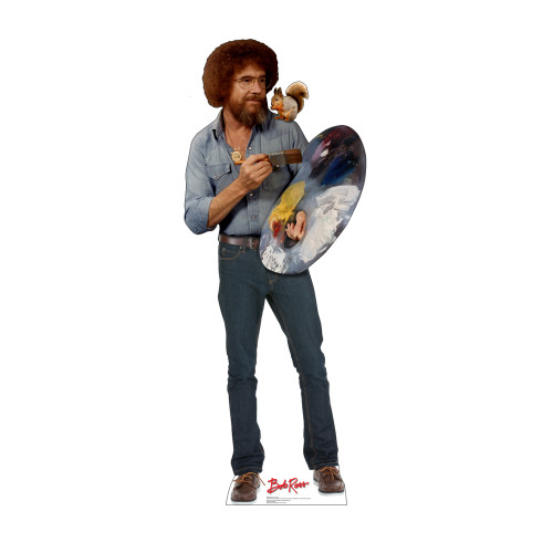 Bob Ross and Friend Cardboard Cutout Bob Ross and Friend Cardboard Cutout