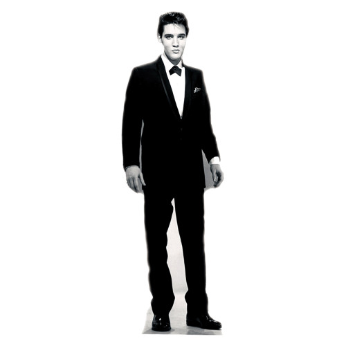Elvis Presley Tuxedo -TALKING Cardboard Cutout
