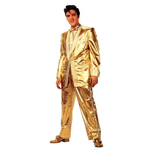 Elvis Presley Gold Suit Cardboard Cutout