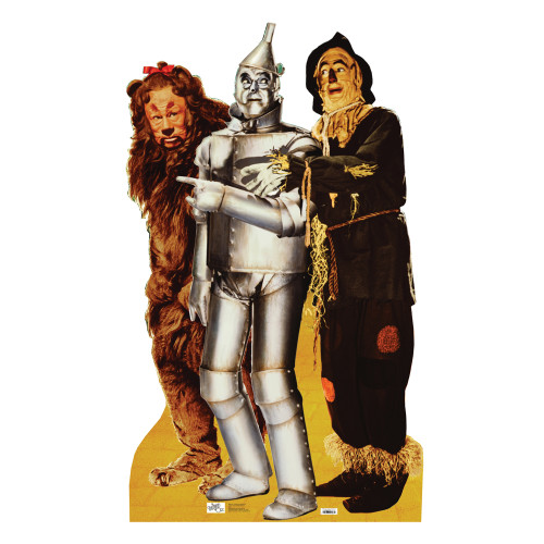 Lion, Tinman, and Scarecrow Cardboard Cutout