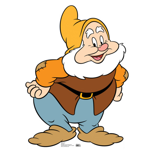Happy Snow White and the Seven Dwarves Cardboard Cutout