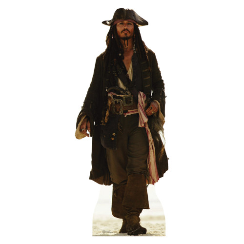 Capt Jack Sparrow Black Pearl Cardboard Cutout Capt Jack Sparrow Black Pearl Cardboard Cutout