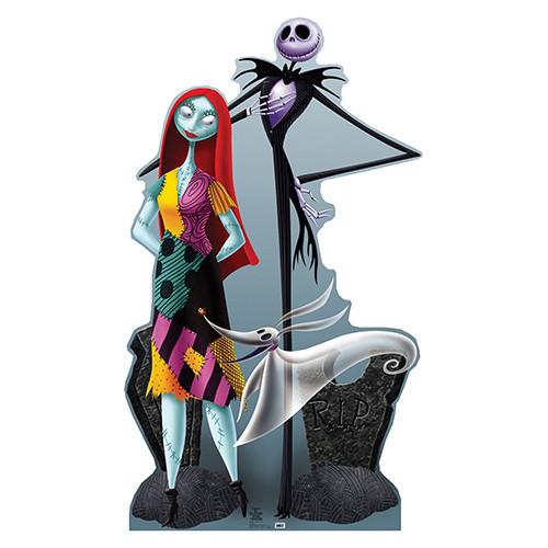 Jack, and Sally Cardboard Cutout