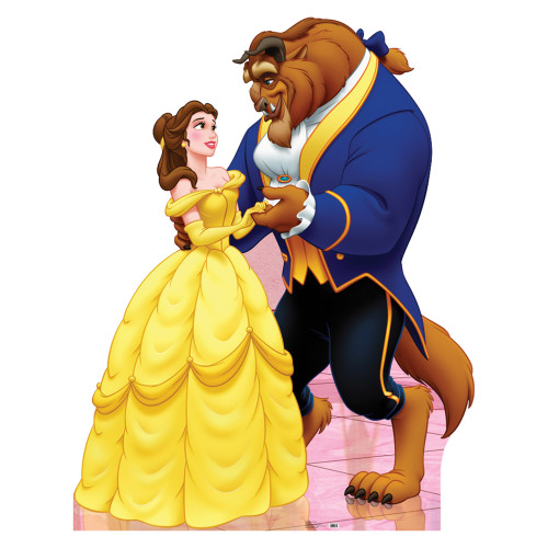 Belle and Beast Cardboard Cutout Belle and Beast Cardboard Cutout