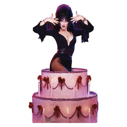 Elvira - Cake - TALKING Cardboard Cutout